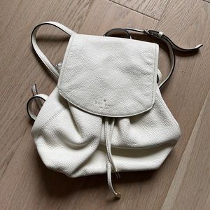 Kate spade backpack white